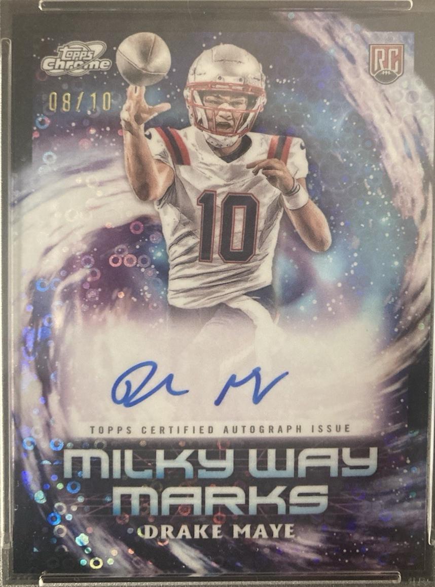 Drake Maye [Black Eclipse Refractor] #MWM-DMA