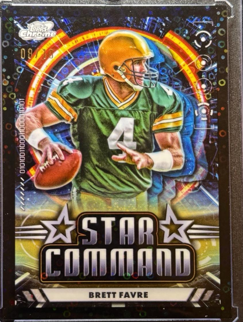 Brett Favre [Black Eclipse Refractor] #SC-10