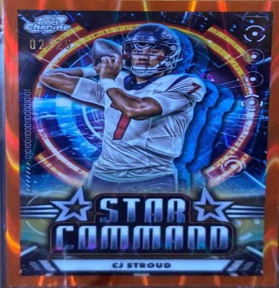 CJ Stroud [Orange Galactic Refractor] #SC-11