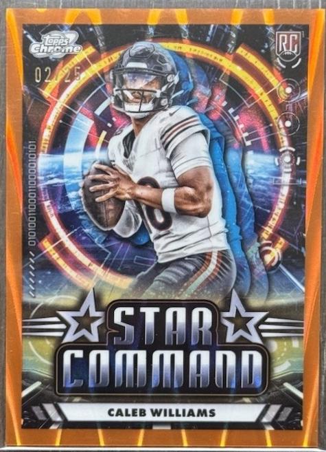 Caleb Williams [Orange Galactic Refractor] #SC-5