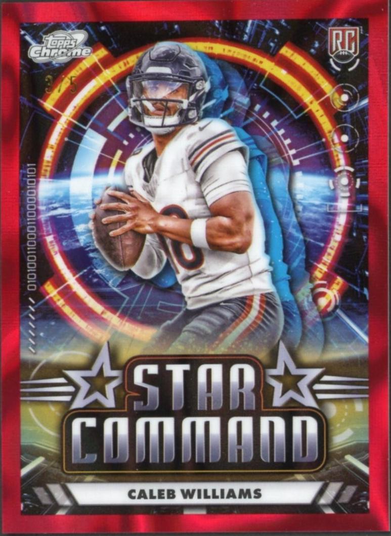 Caleb Williams [Red Flare Refractor] #SC-5