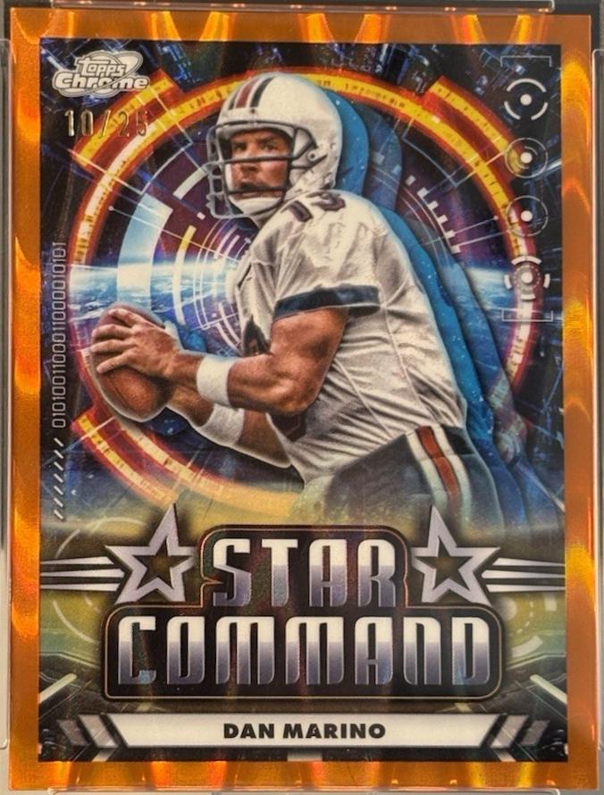 Dan Marino [Orange Galactic Refractor] #SC-15