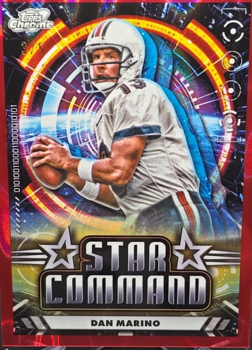 Dan Marino [Red Flare Refractor] #SC-15