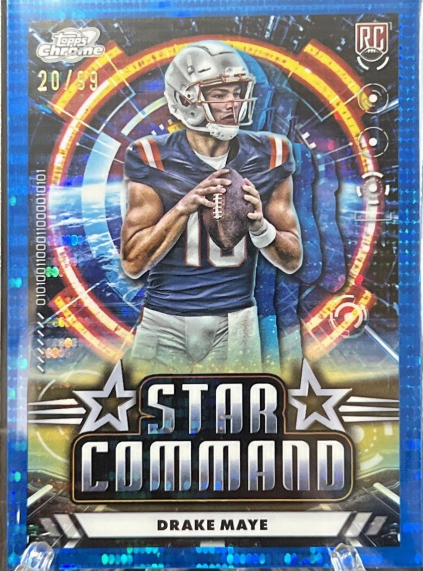 Drake Maye [Blue Moon Refractor] #SC-17