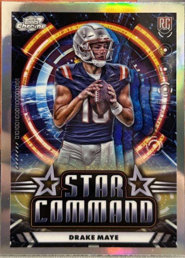 Drake Maye [Gold Interstellar Refractor] #SC-17