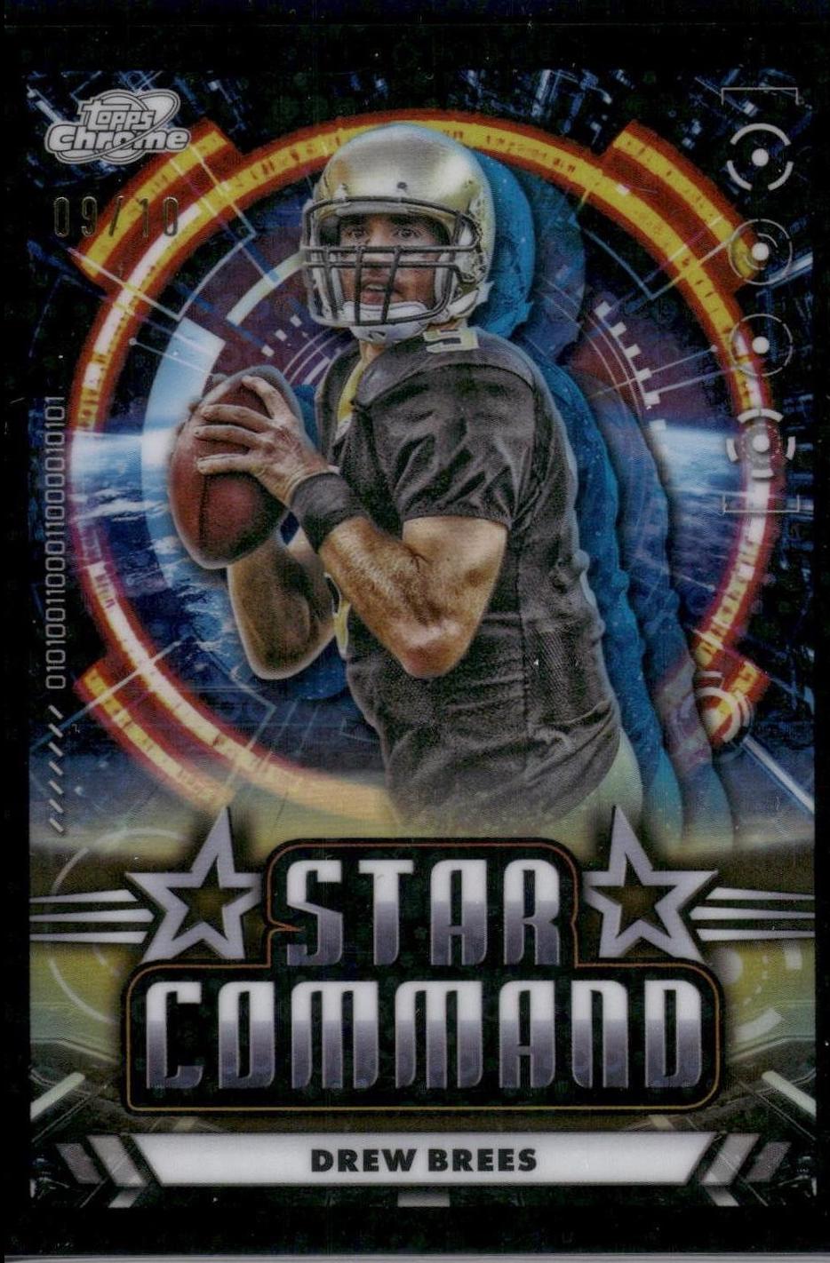 Drew Brees [Black Eclipse Refractor] #SC-18