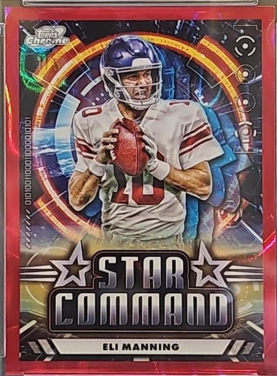 Eli Manning [Red Flare Refractor] #SC-20