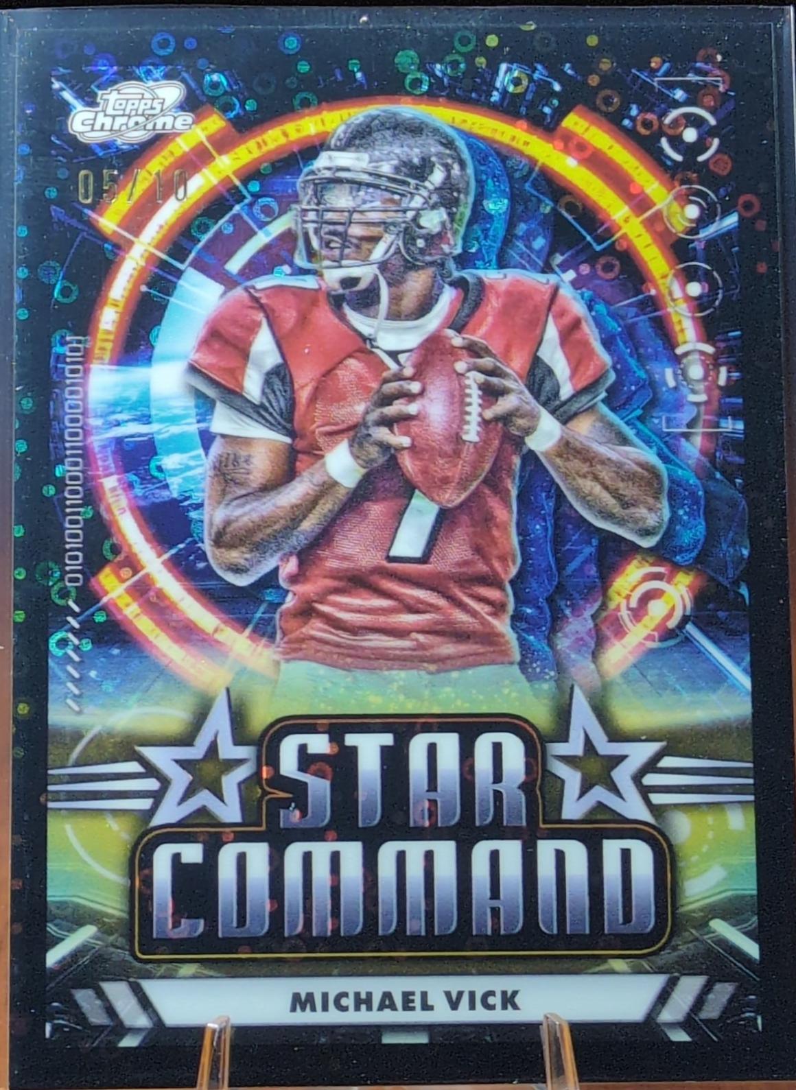 Michael Vick [Black Eclipse Refractor] #SC-2