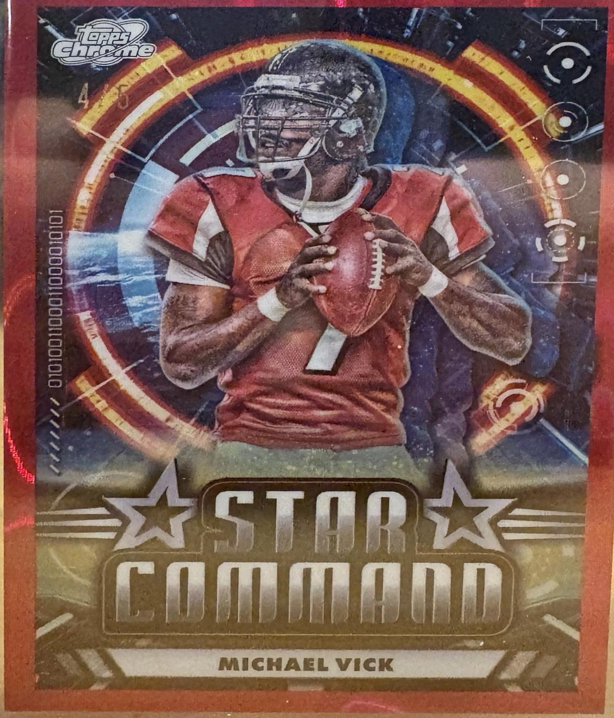 Michael Vick [Red Flare Refractor] #SC-2