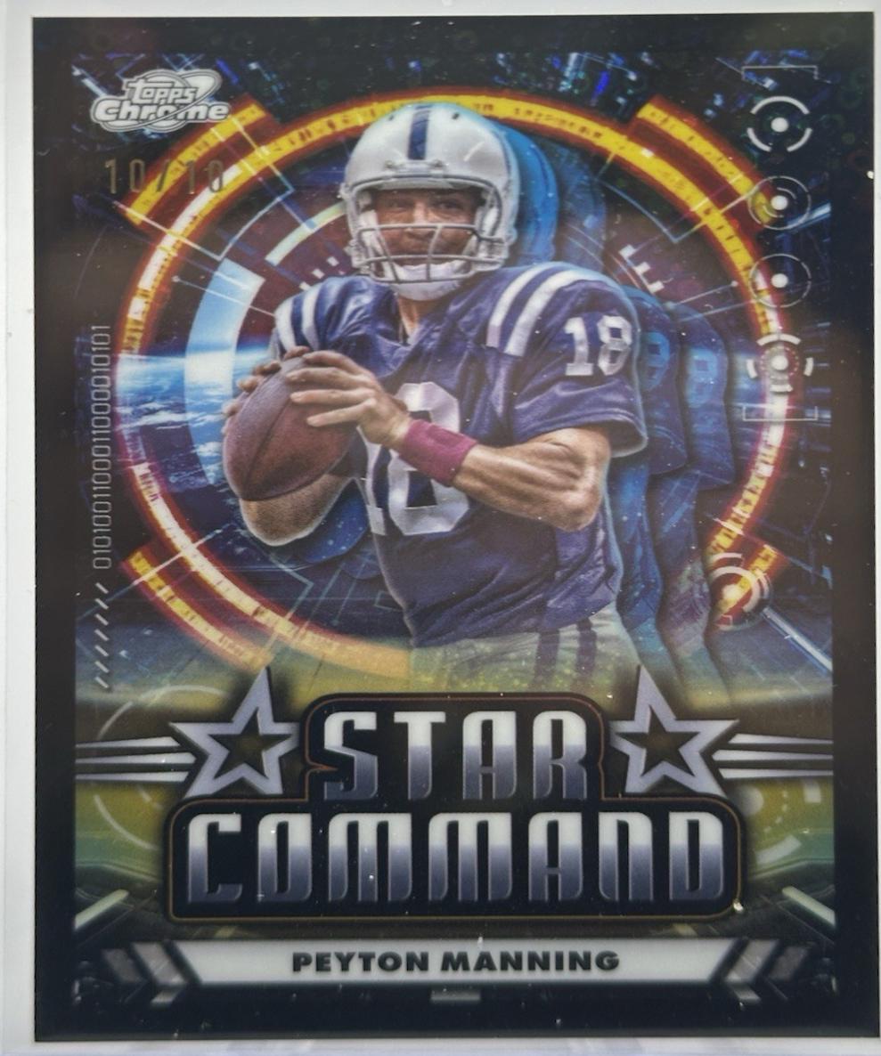 Peyton Manning [Black Eclipse Refractor] #SC-13