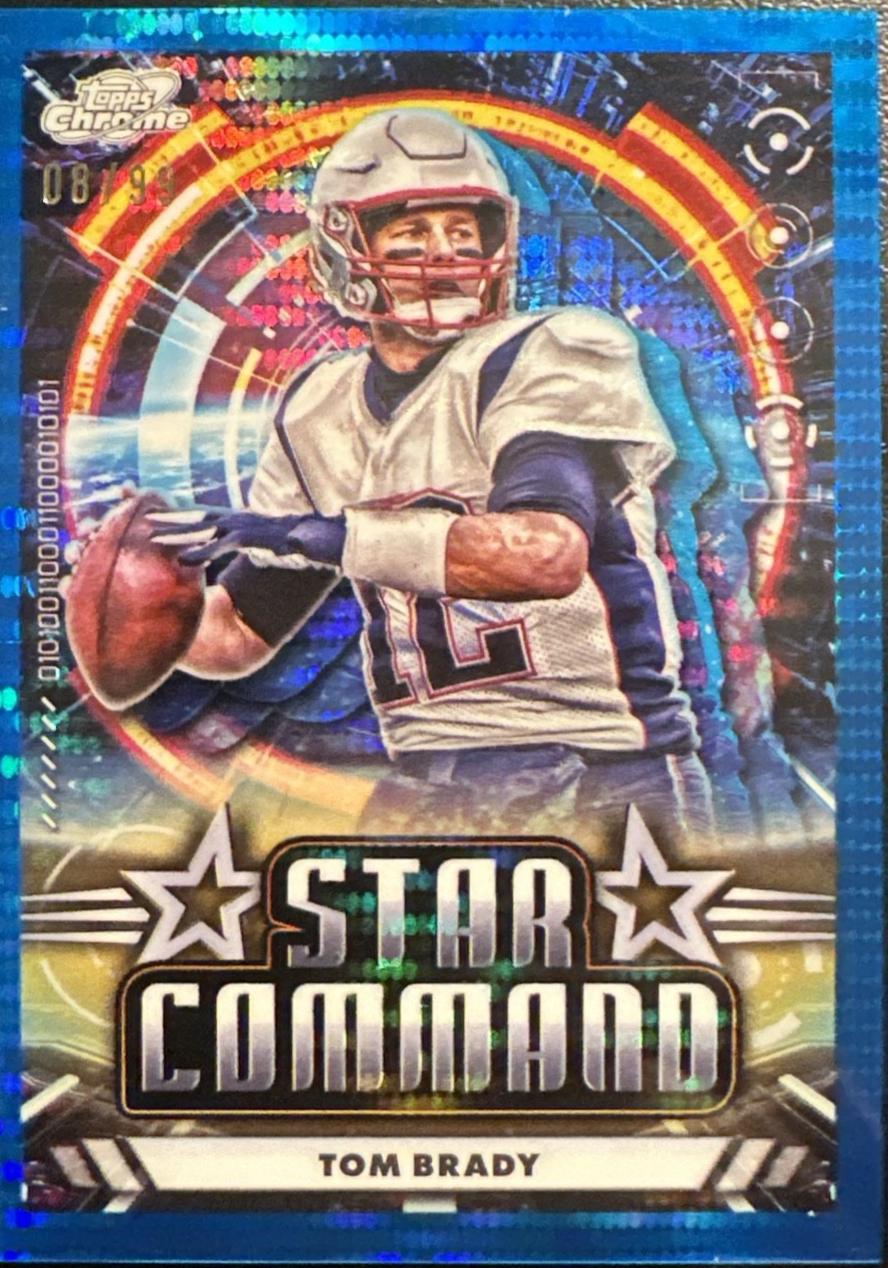 Tom Brady [Blue Moon Refractor] #SC-16
