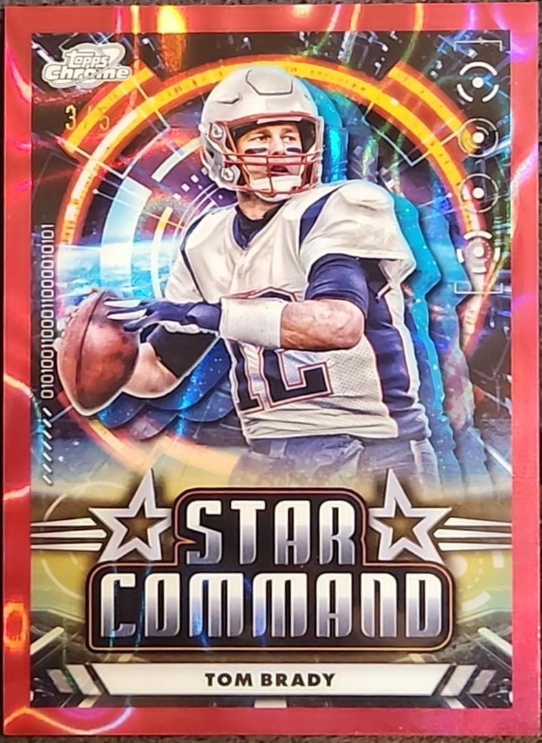 Tom Brady [Red Flare Refractor] #SC-16