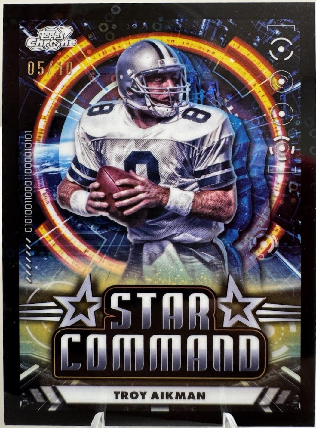 Troy Aikman [Black Eclipse Refractor] #SC-6
