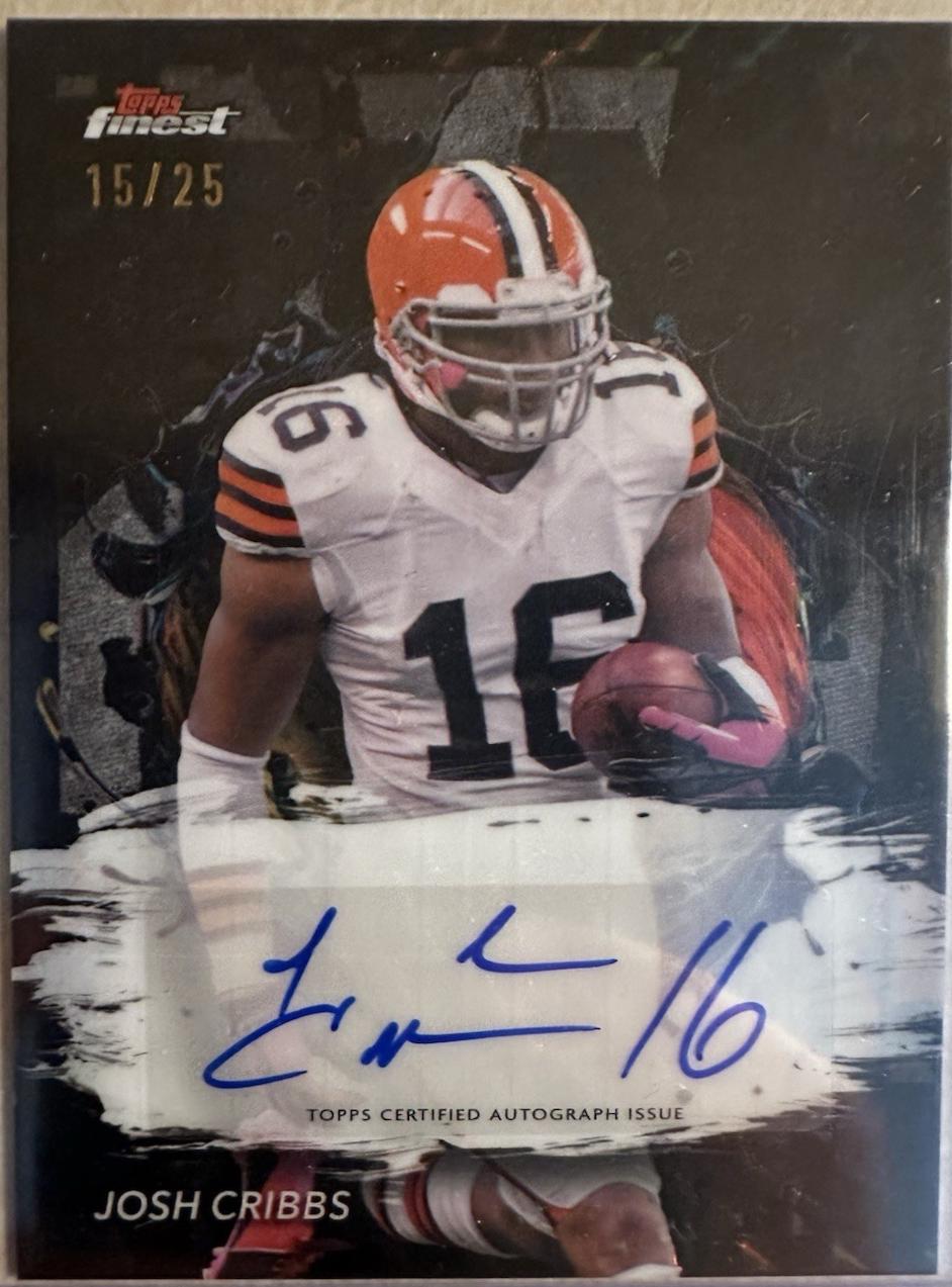 Josh Cribbs [Black Refractor] #FA-JC