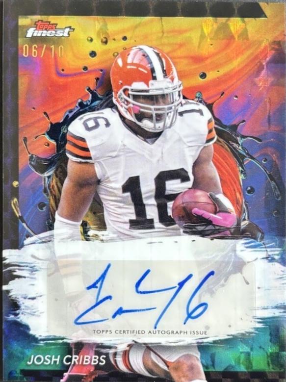 Josh Cribbs [Oil Spill Refractor] #FA-JC