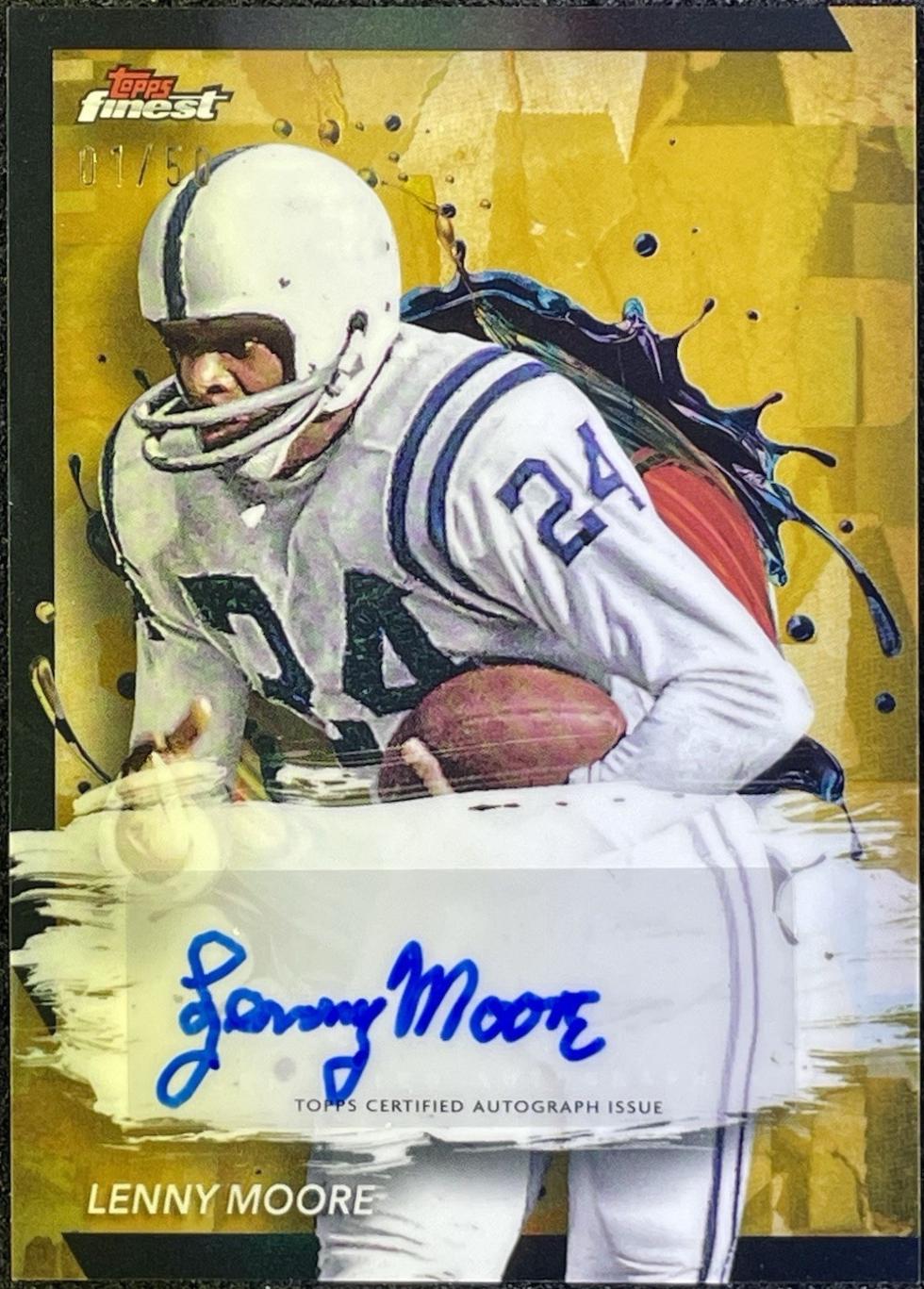 Lenny Moore [Gold Refractor] #FA-LM