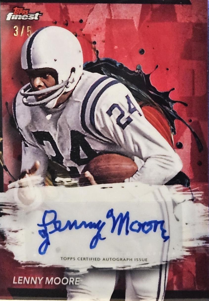 Lenny Moore [Red Refractor] #FA-LM