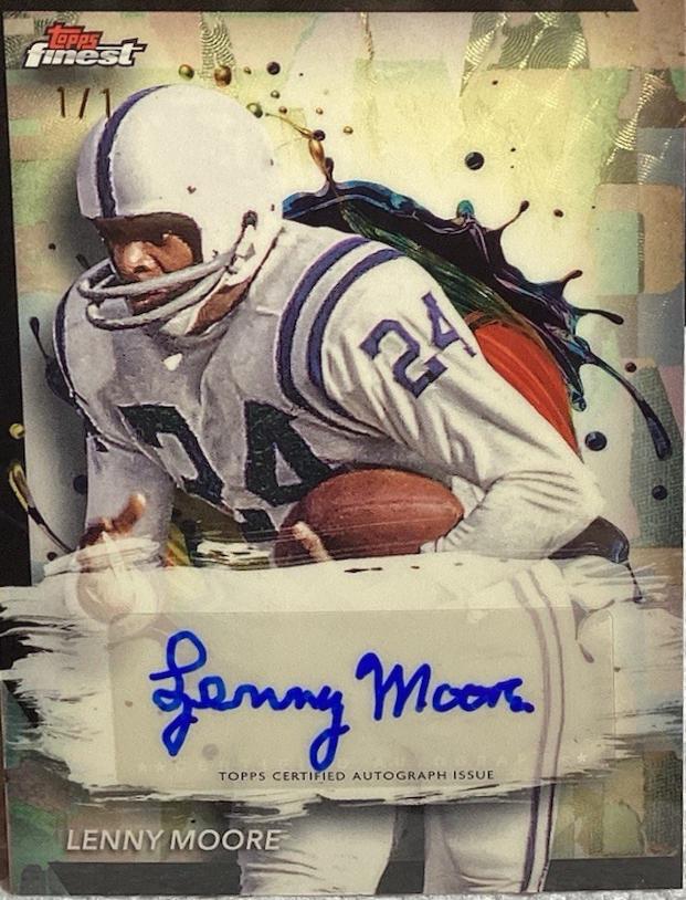Lenny Moore [Superfractor] #FA-LM