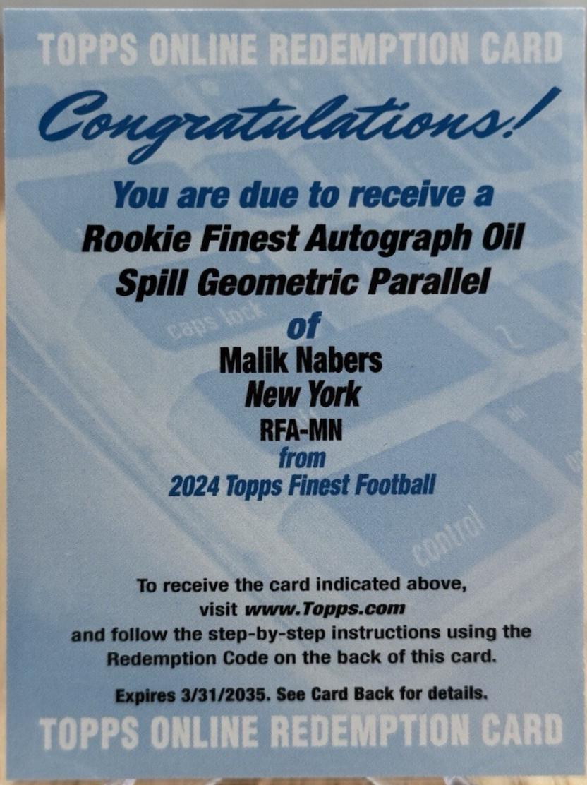Randall Cunningham [Oil Spill Geometric Refractor] #FA-RC