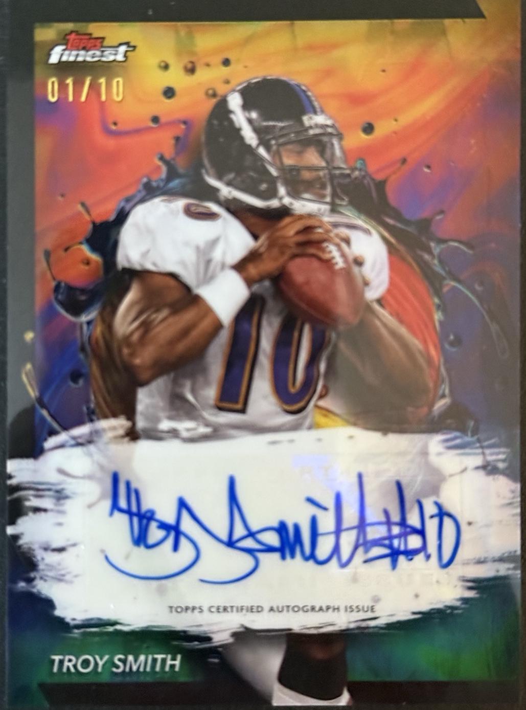 Troy Smith [Oil Spill Refractor] #FA-TS