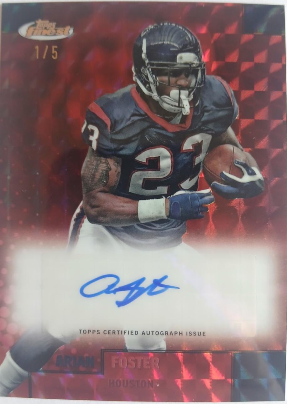 Arian Foster [Red Refractor] #FBA-AF