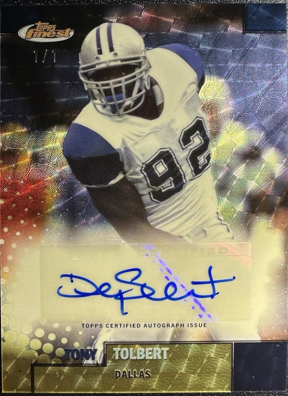 Tony Tolbert [Superfractor] #FBA-TTO
