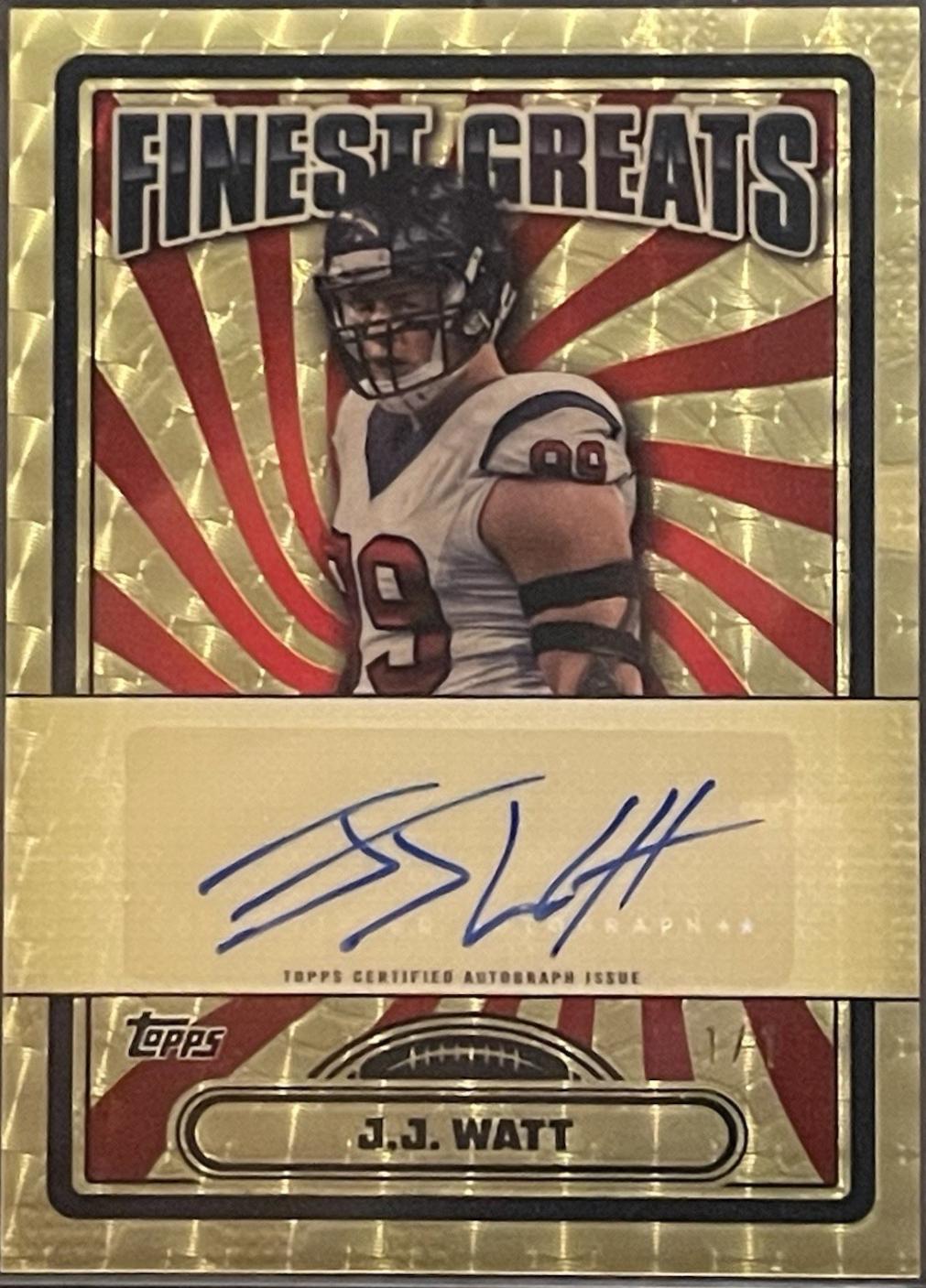 J.J. Watt [Superfractor] #FG-JW