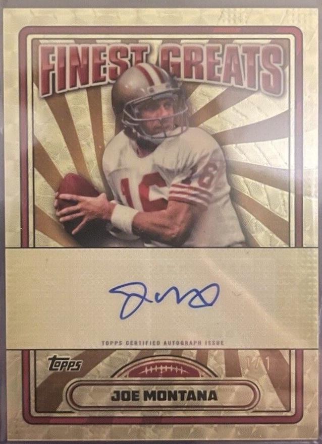 Joe Montana [Superfractor] #FG-JM