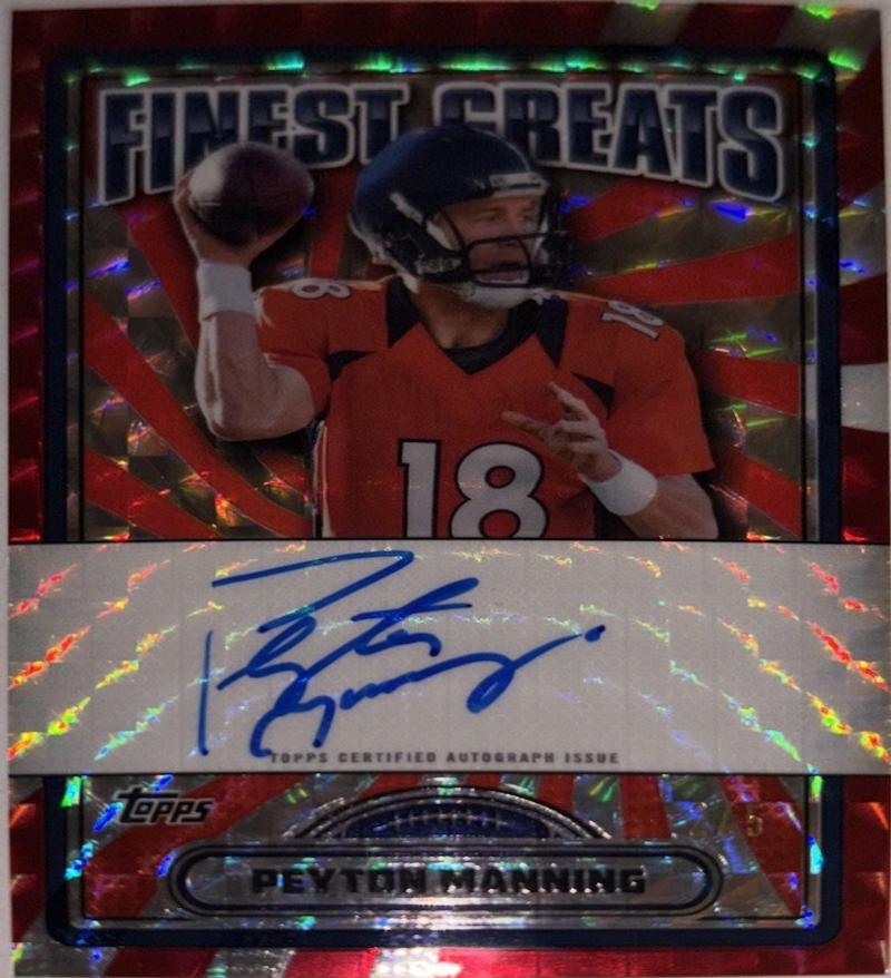 Peyton Manning [Red Geometric Refractor] #FG-PM