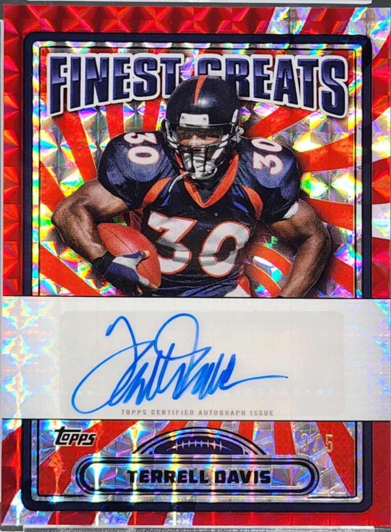 Terrell Davis [Red Geometric Refractor] #FG-TD