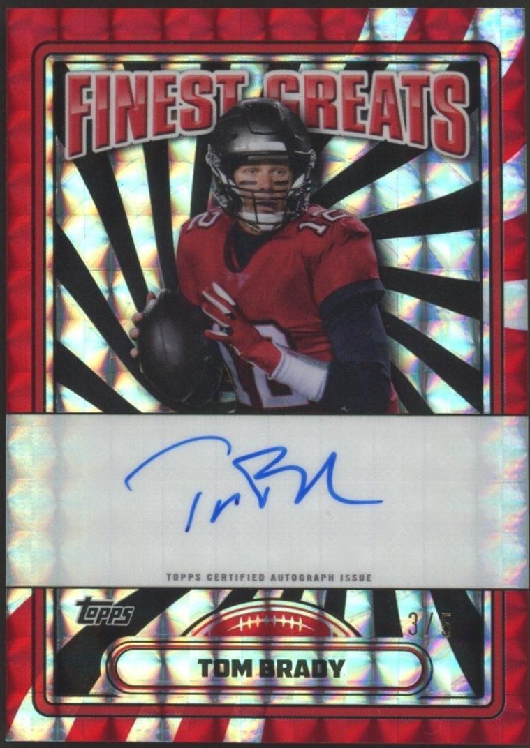 Tom Brady [Red Geometric Refractor] #FG-TB