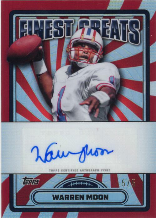 Warren Moon [Red Refractor] #FG-WM