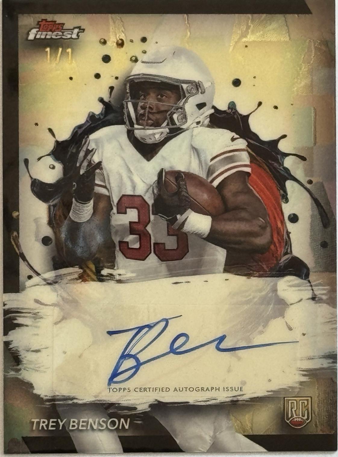 Trey Benson [Superfractor] #RFA-TB