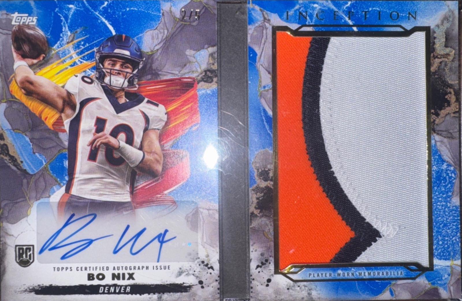 Bo Nix [Blue] #ARBC-BN