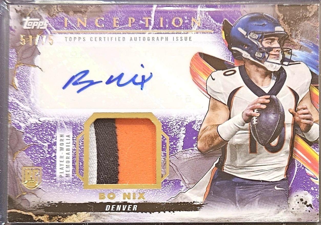 Bo Nix [Blue] #PPA-BN
