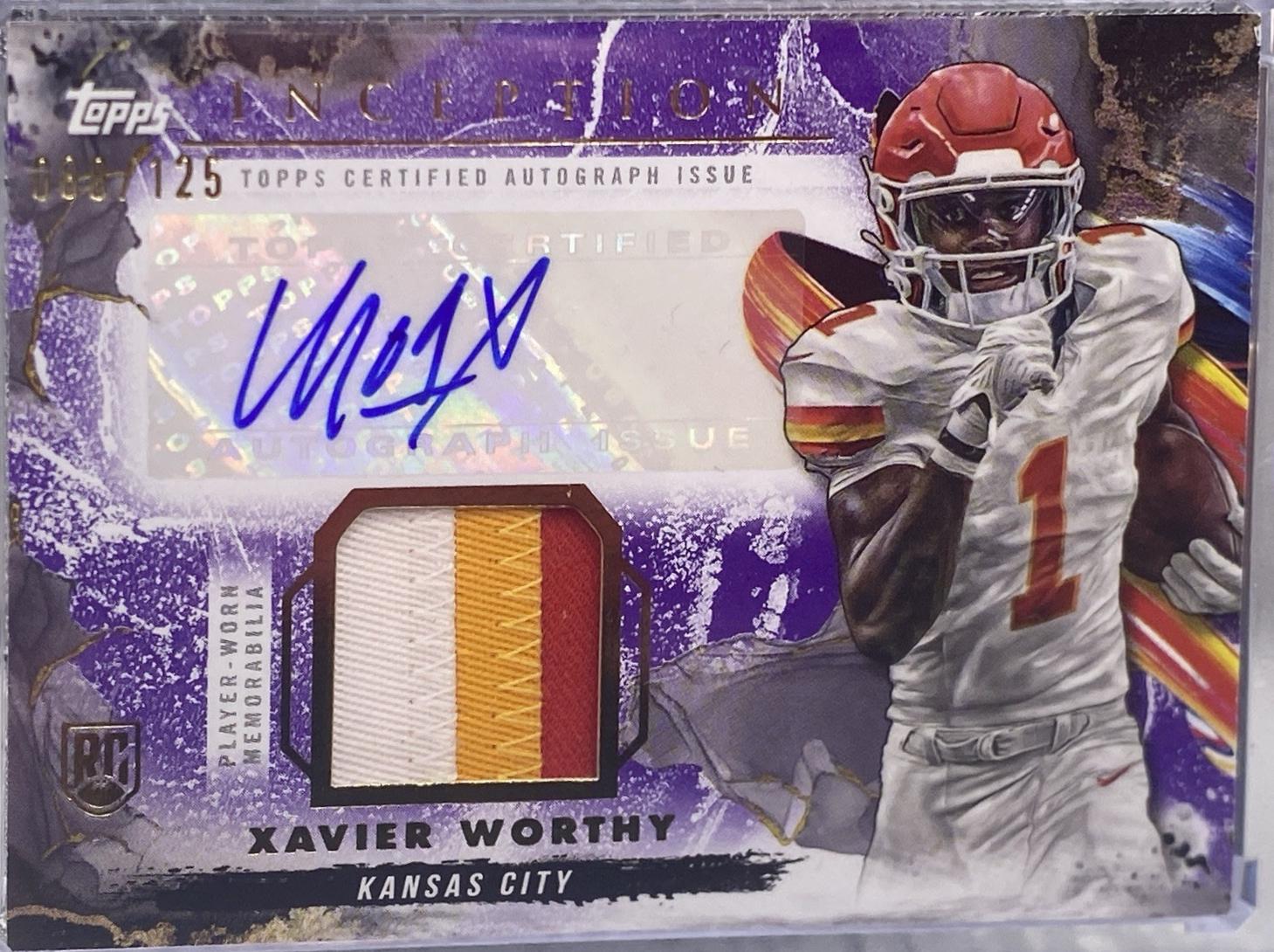 Xavier Worthy [Blue] #PPA-XW