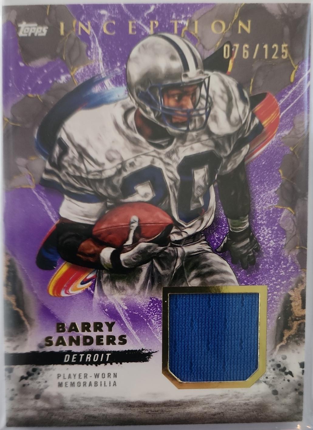 Barry Sanders [Purple] #RC-BSA