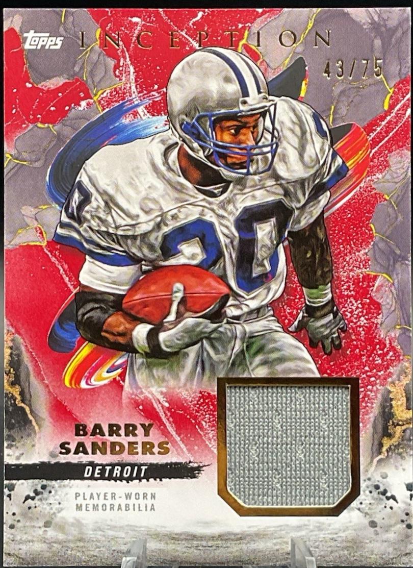 Barry Sanders [Red] #RC-BSA