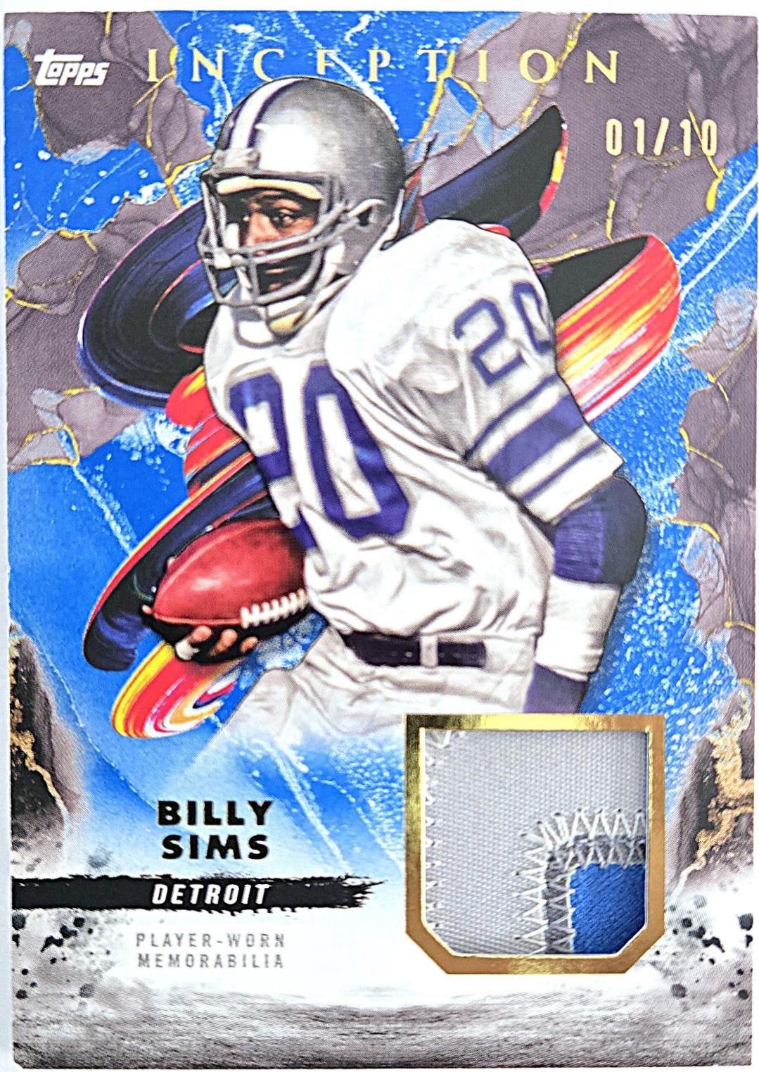 Billy Sims [Blue] #RC-BS