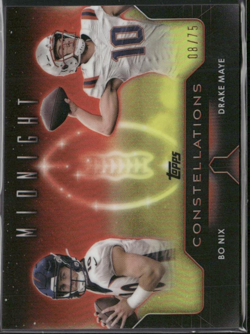 Drake Maye / Bo Nix [Dusk] #C-21