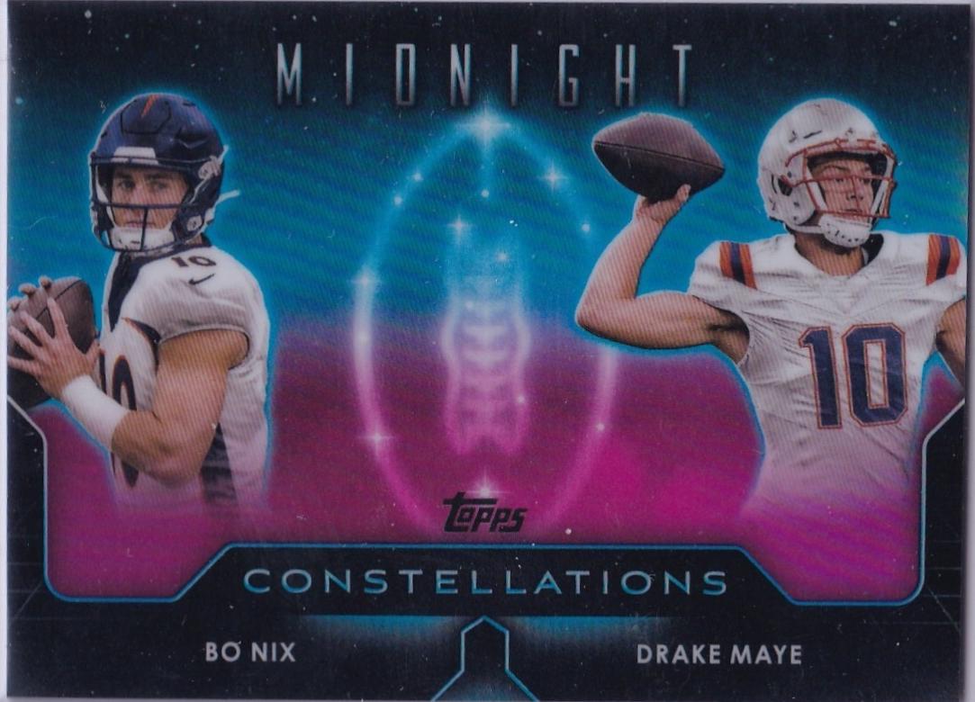 Drake Maye / Bo Nix [Twilight] #C-21