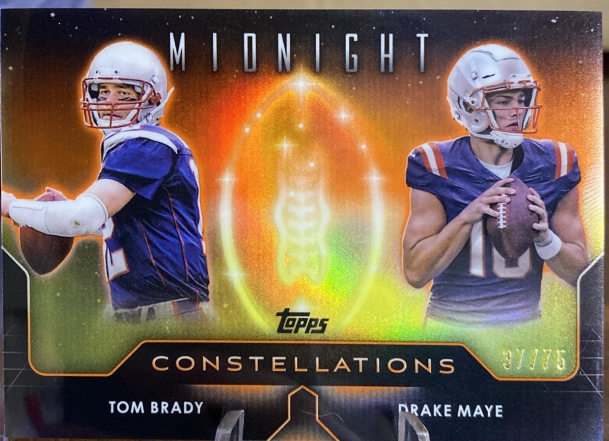 Drake Maye / Tom Brady [Dusk] #C-12