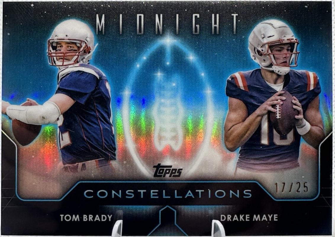 Drake Maye / Tom Brady [Moonrise] #C-12