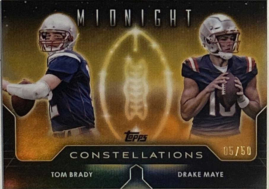 Drake Maye / Tom Brady [Summer Solstice] #C-12
