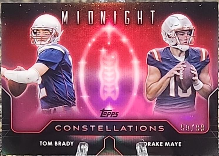 Drake Maye / Tom Brady [Twilight] #C-12