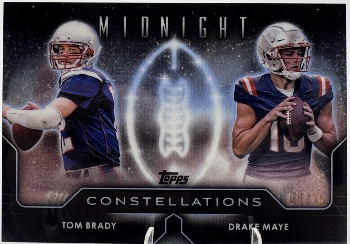 Drake Maye / Tom Brady [Winter Solstice] #C-12
