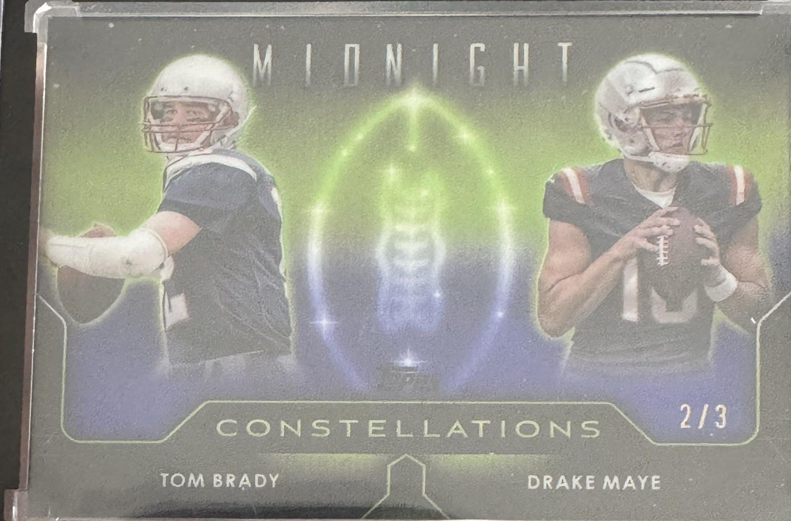 Drake Maye / Tom Brady [Witching Hour] #C-12