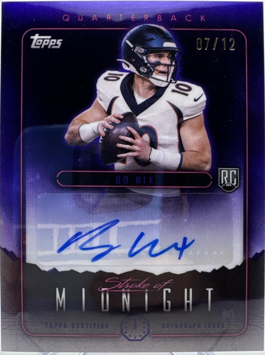 Bo Nix [Midnight] #SMA-BN