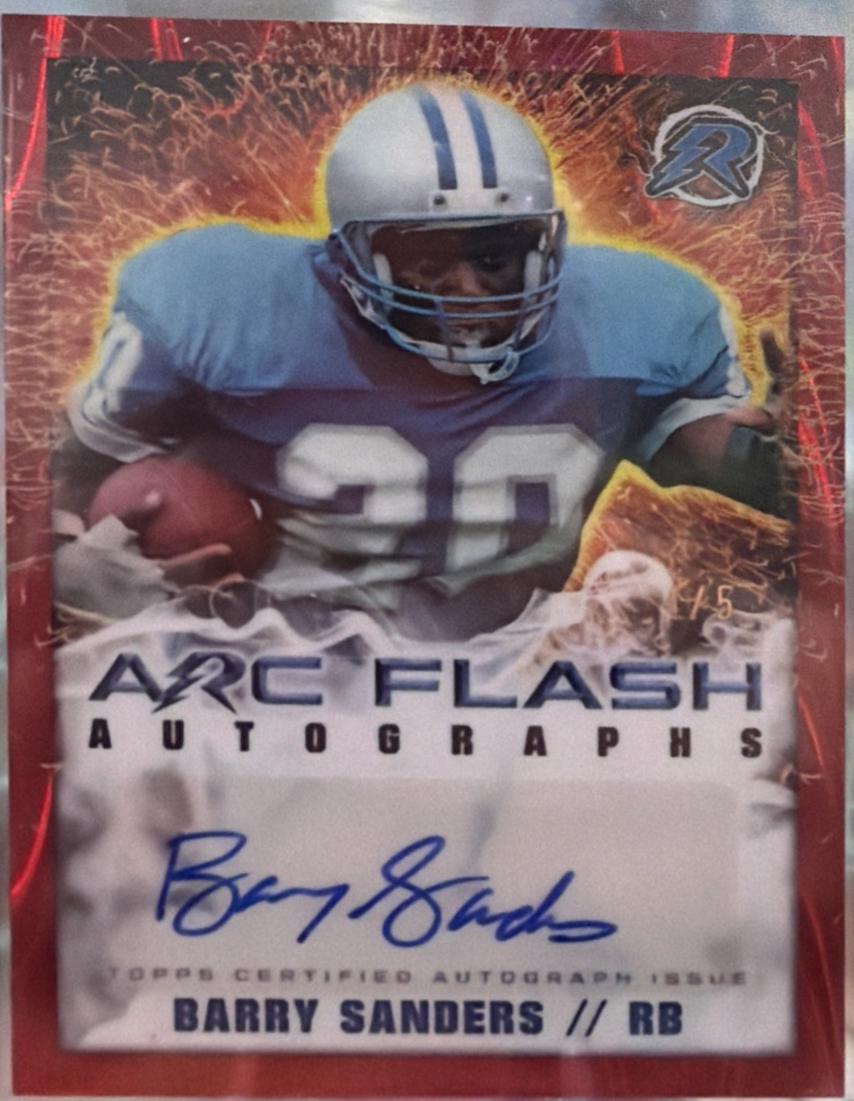 Barry Sanders [Red Power Surge] #AFA-BSA