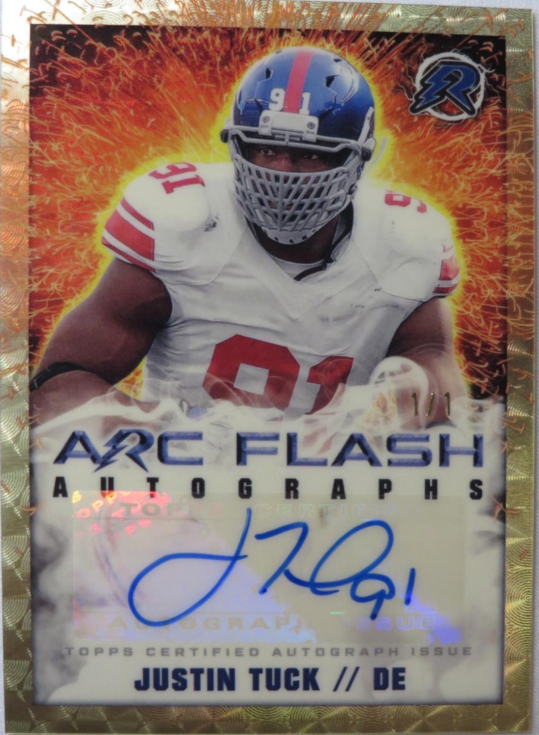 Justin Tuck [Superfractor] #AFA-JT